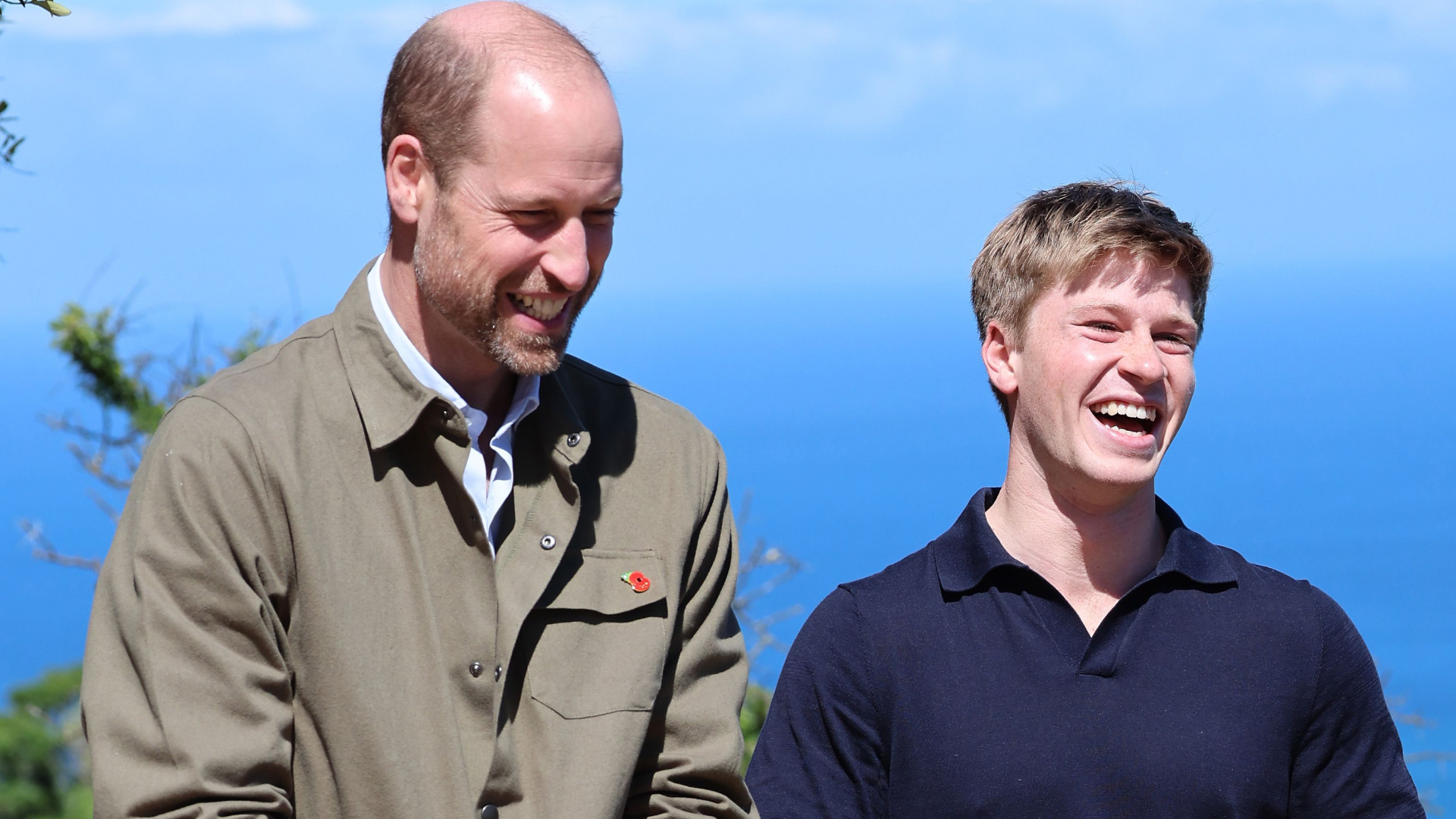 Prince William and Robert Irwin