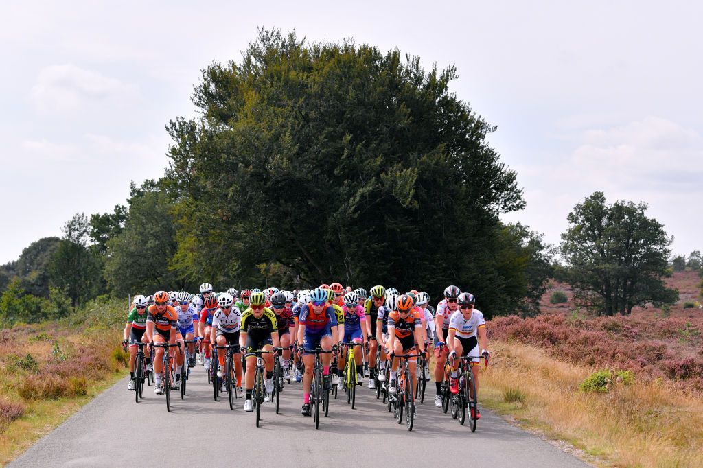 The peloton on stage 3 of the Boels Ladies Tour