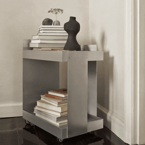Ferm Living, Lager Trolley - Aluminium