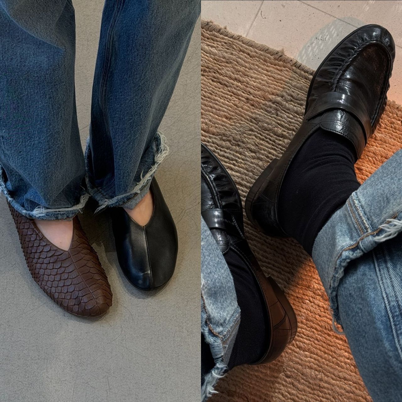 @annabelrosendahl wearing The Row shoes