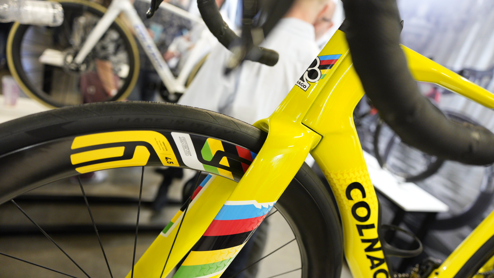 close up details of expensive bikes