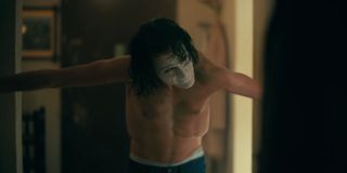 Arthur Fleck shirtless in Joker