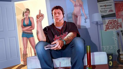 Jimmy and Tracey in GTA V