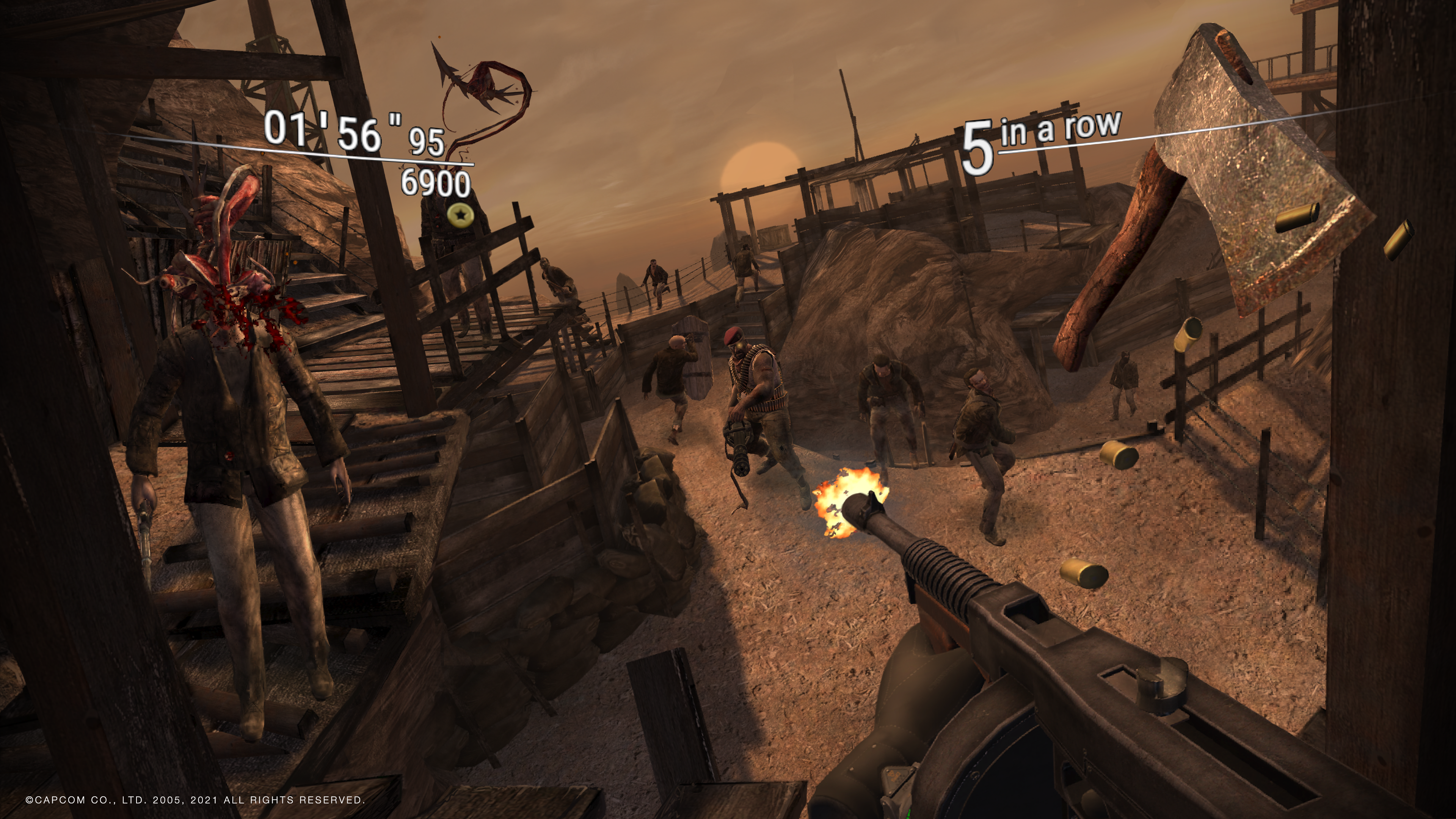 Resident Evil 4 VR's new The Mercenaries mode