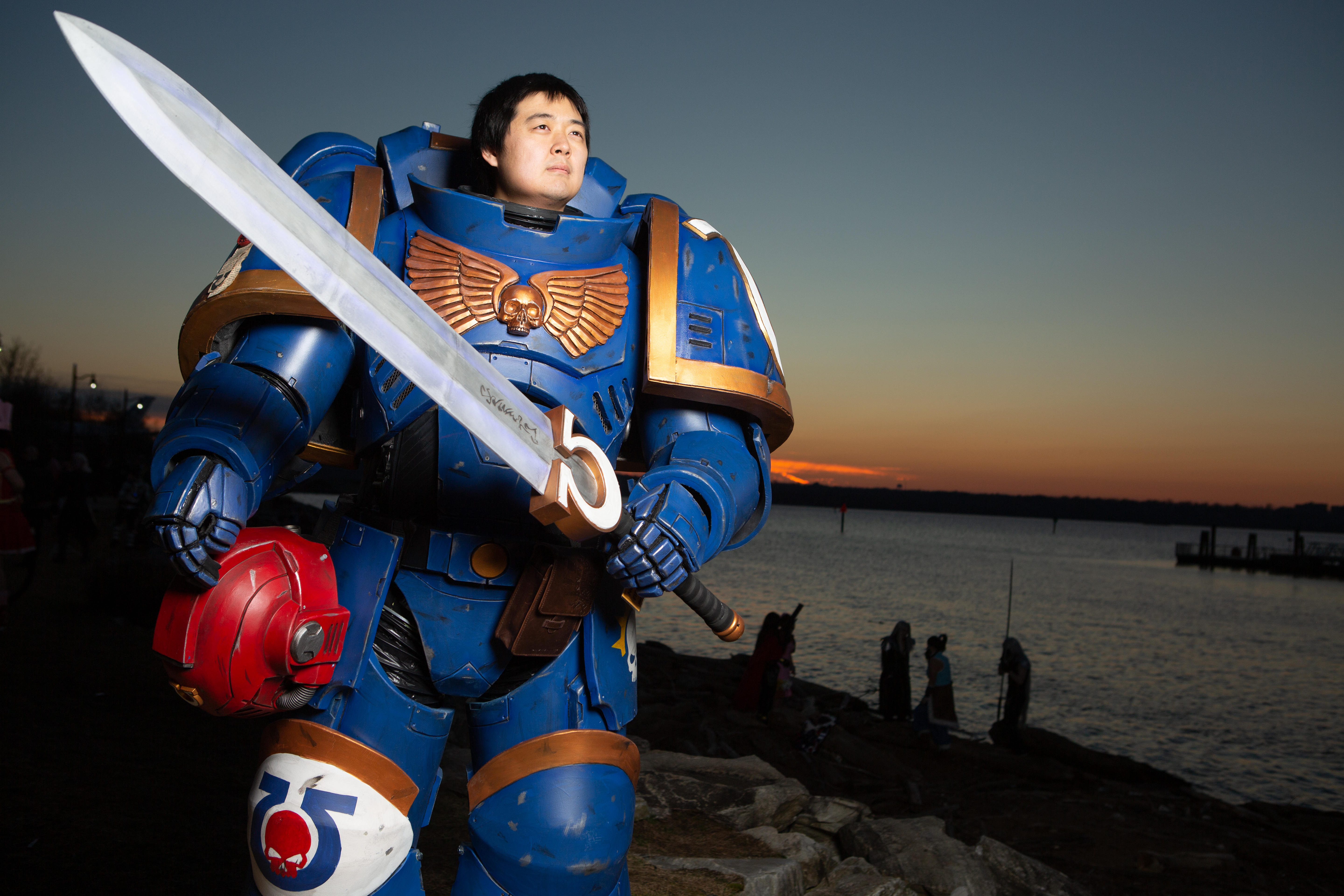 3d printed space marine cosplay