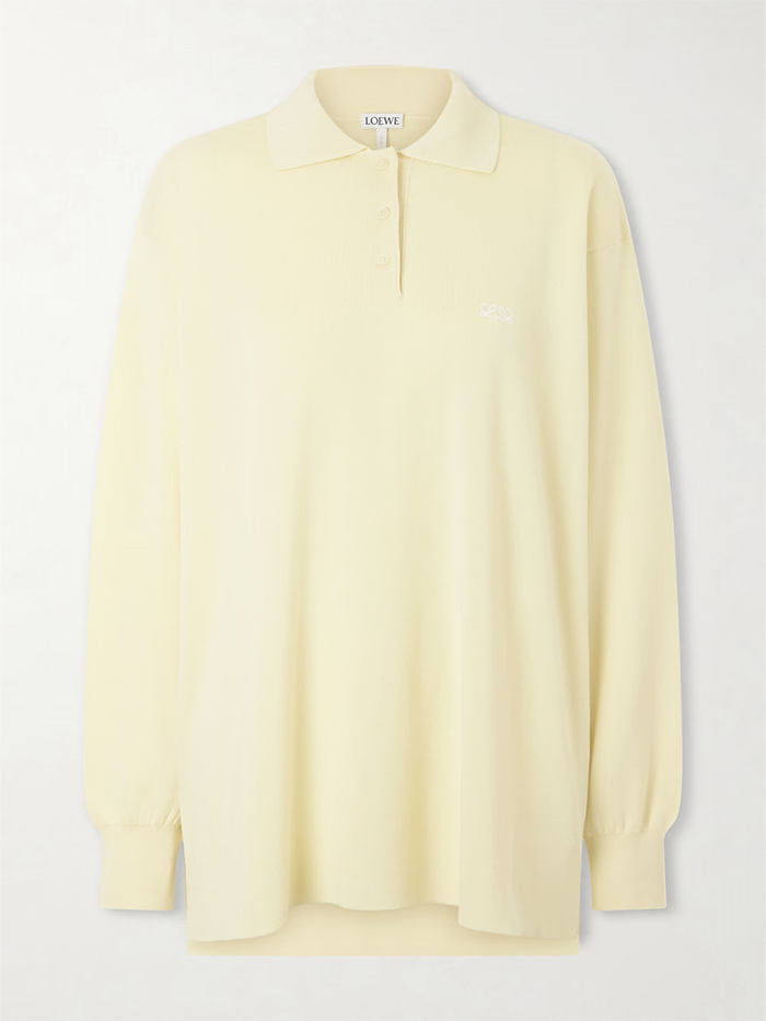 LOEWE, Cashmere and Silk-Blend Polo Shirt