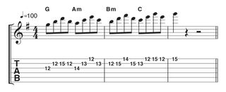 Beginner guitar: how to play chord tones