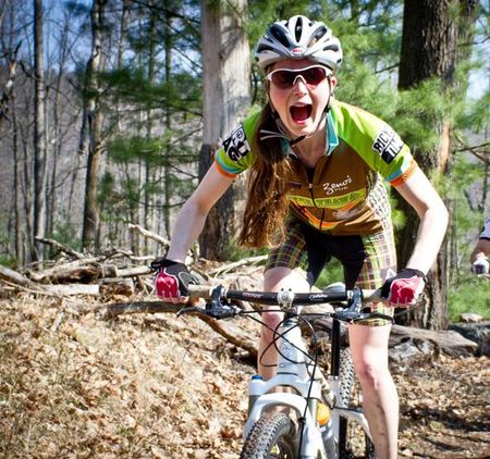 Rumor is State College local Vicki Barclay has the incredible Rothrock courses of the TSEpic so dialed she can ride them blindfolded