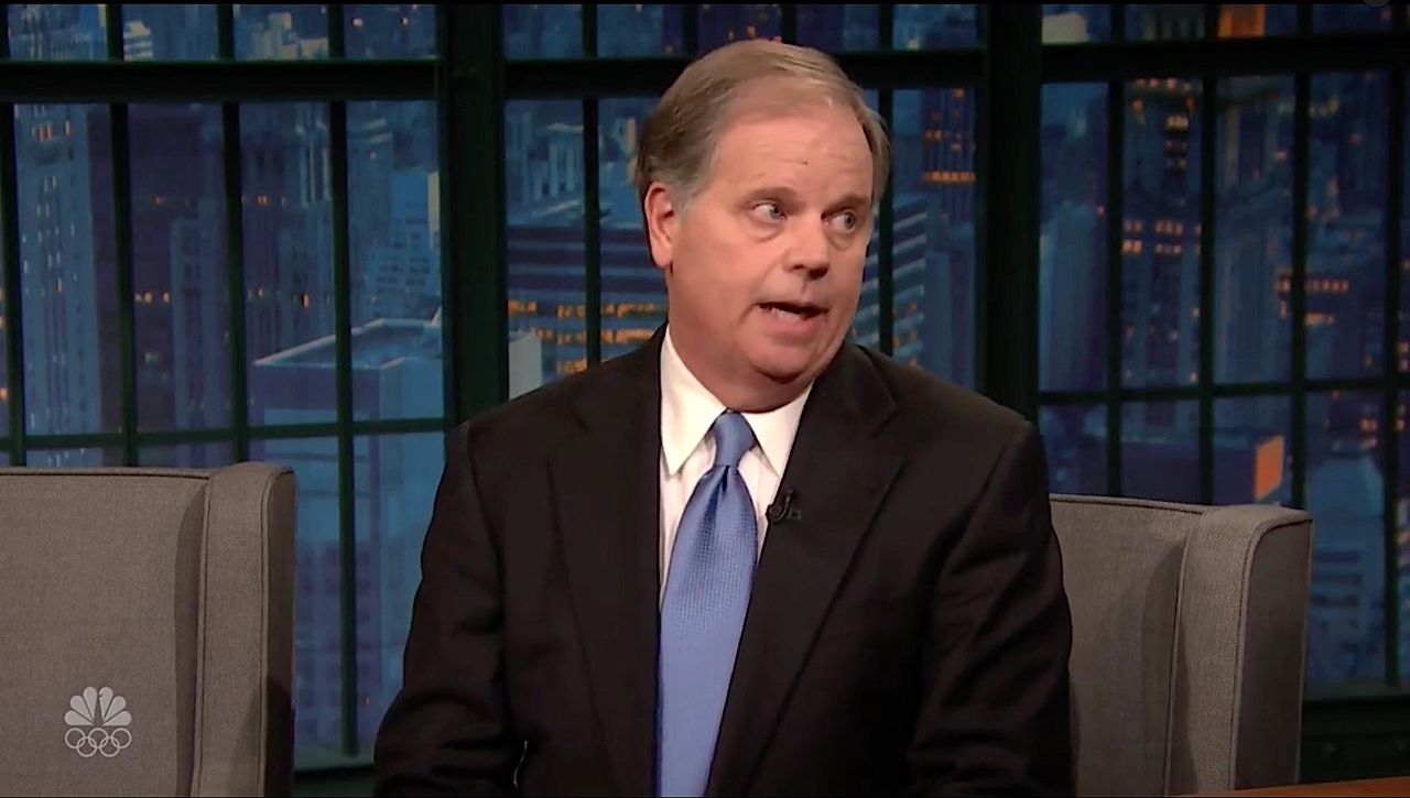 Doug Jones makes his Late Night debut