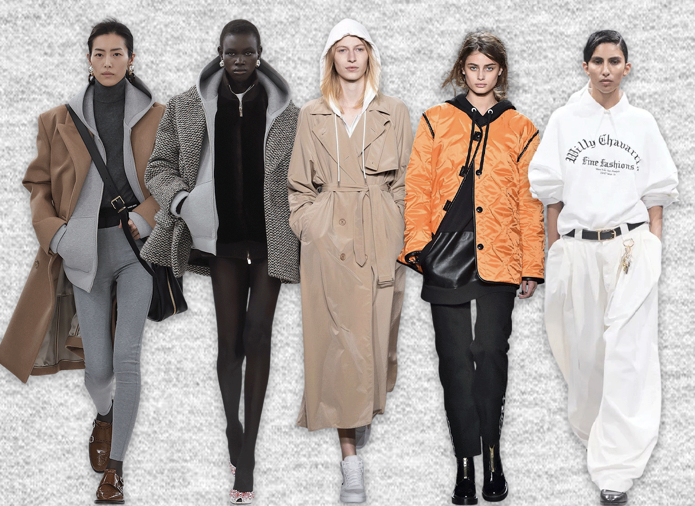 Miu Miu Fall/Winter 2023, Miu Miu Fall/Winter 2023, Lacoste Spring/Summer 2017, Rag &amp;amp; Bone Fall/Winter 2016, Willy Chvarria Spring/Summer 2025