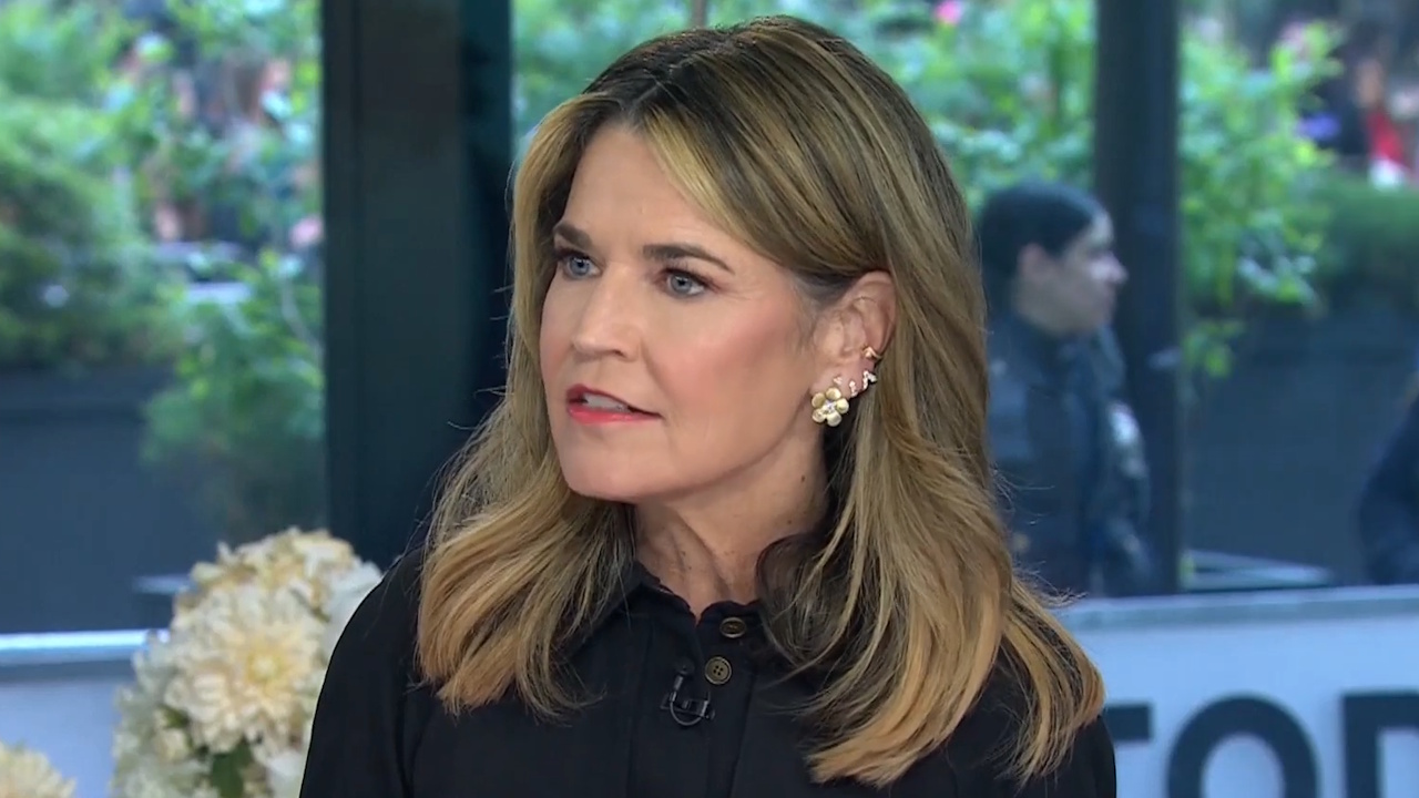 Savannah Guthrie is shown on The Today Show on May 8, 2026.