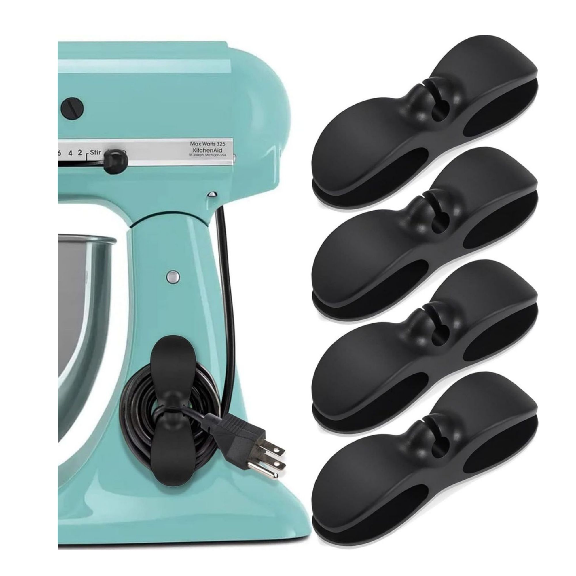 SisBroo Cord Organizer for Appliances (4 Pack)