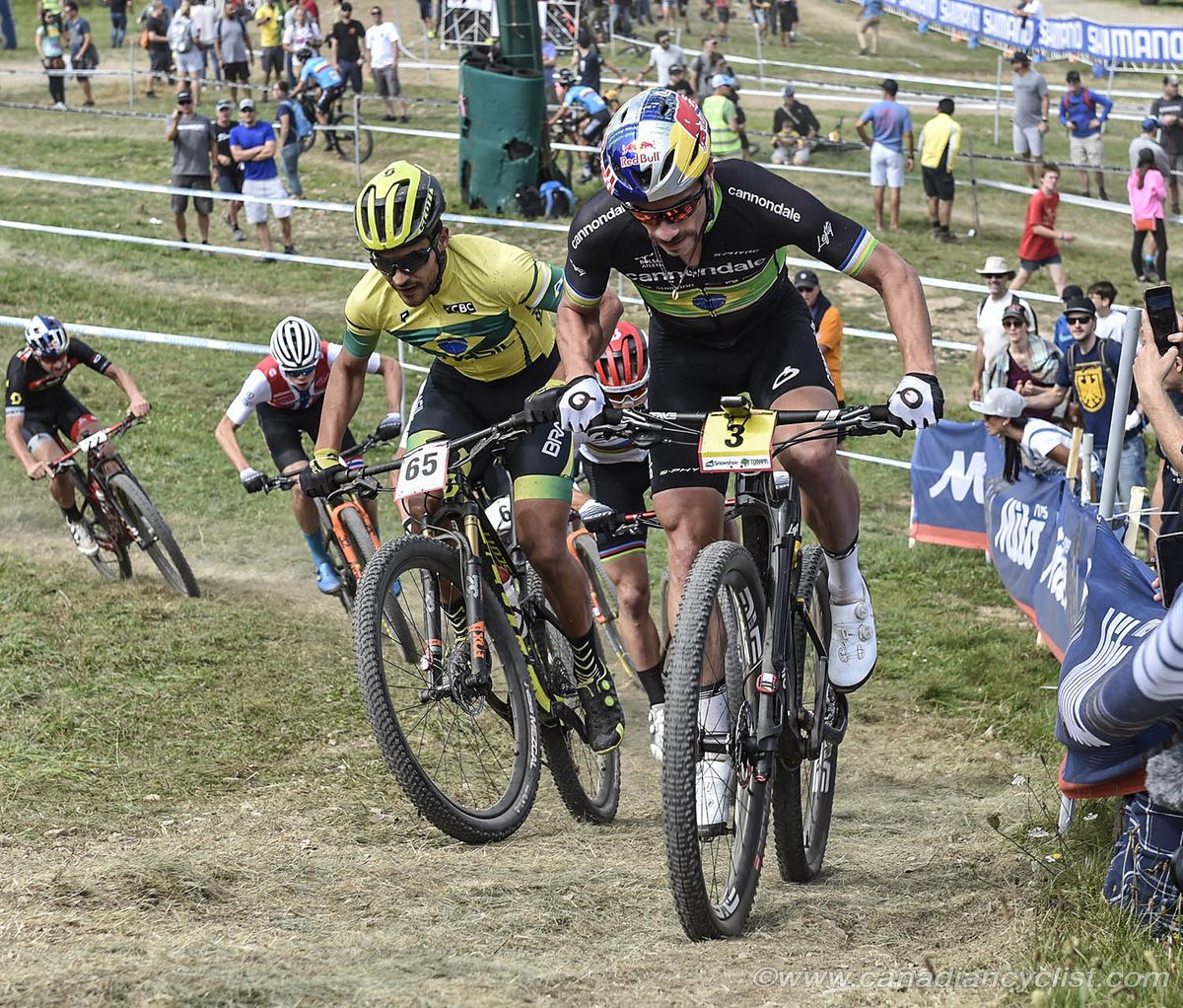 Henrique Avancini (Bra) Cannondale Factory Racing and Luiz Henrique Cocuzzi (Bra)