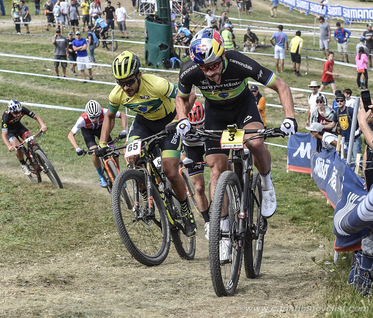 Henrique Avancini (Bra) Cannondale Factory Racing and Luiz Henrique Cocuzzi (Bra)