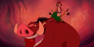 The Lion King's Timon and Pumbaa