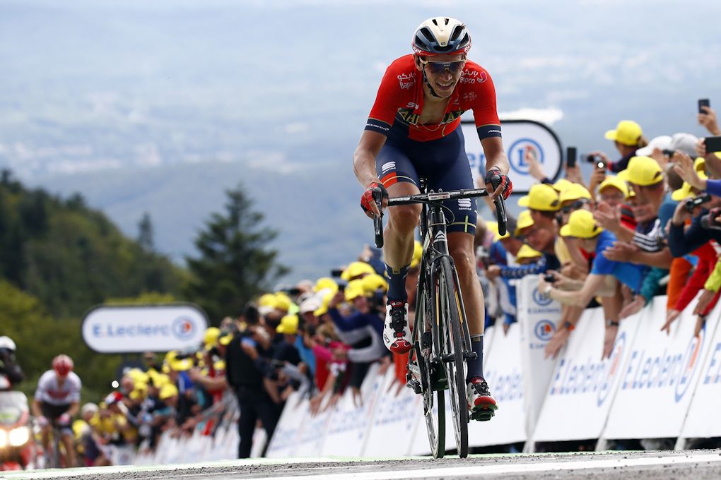 Dylan Teuns wins stage 6 at the Tour de France