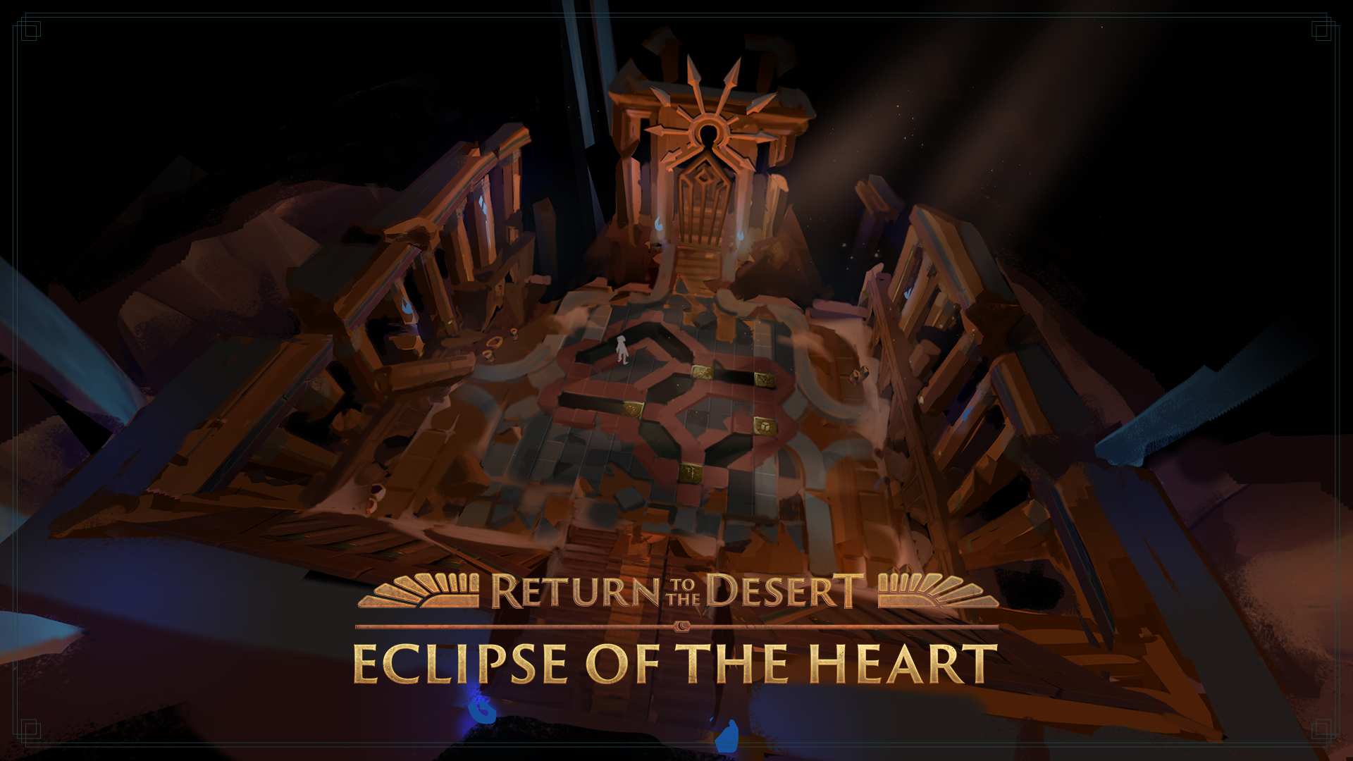 Promo Picture Overview of the destruction of the Temple Dincha to the deserts back to the desert: Eclipse