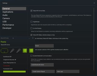 Configure SteamVR Settings