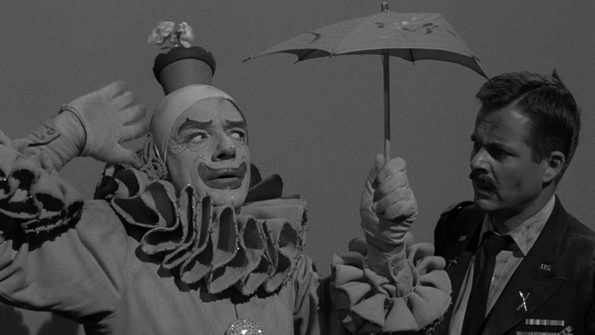 The Twilight Zone episode "Five Characters in Search of an Exit"
