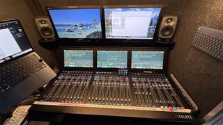 Argo M audio console in Mesh Broadcast Services trucm