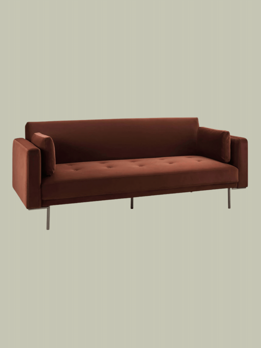 DUSK, Hudson Click Clack Sofa Bed - Terracotta