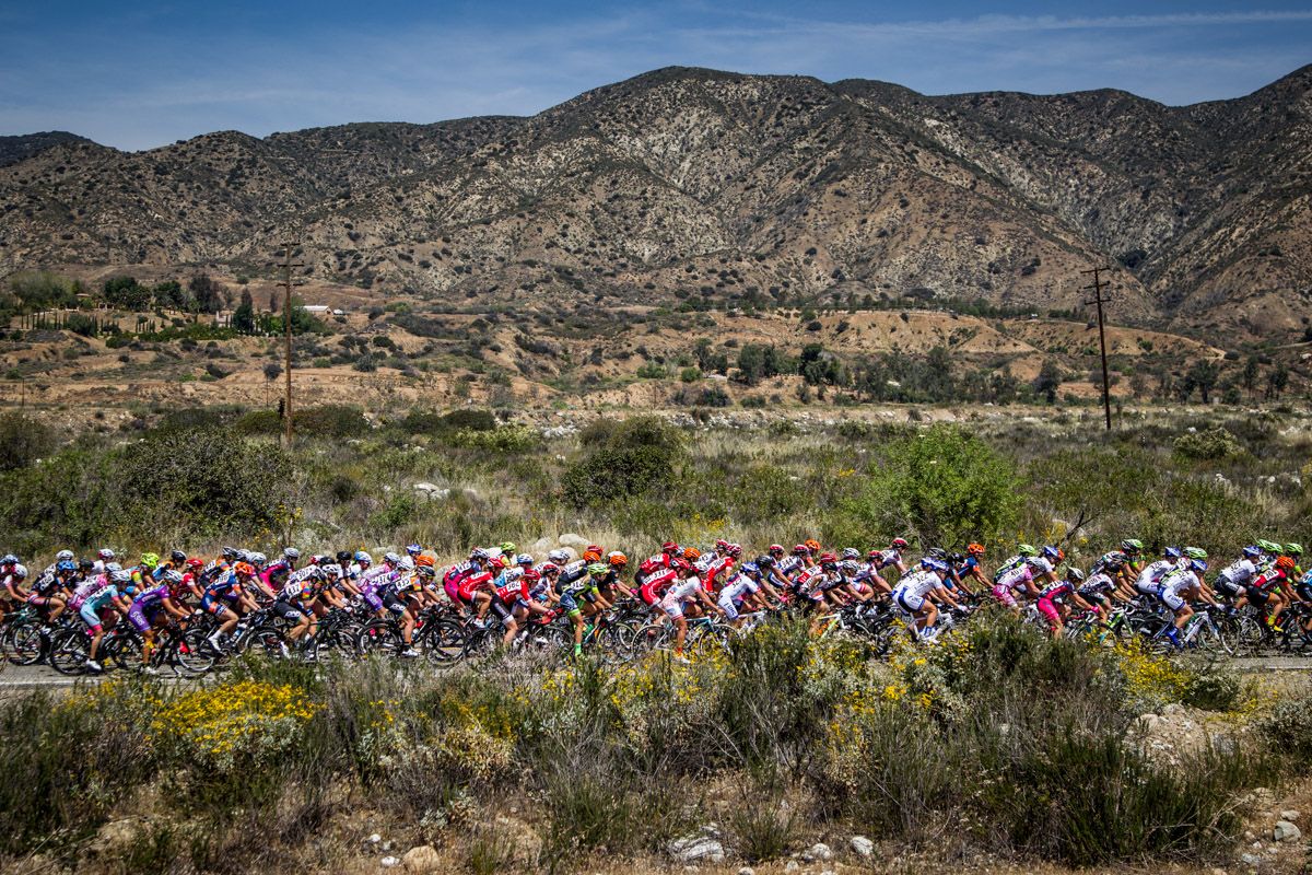 Desert views during todays race