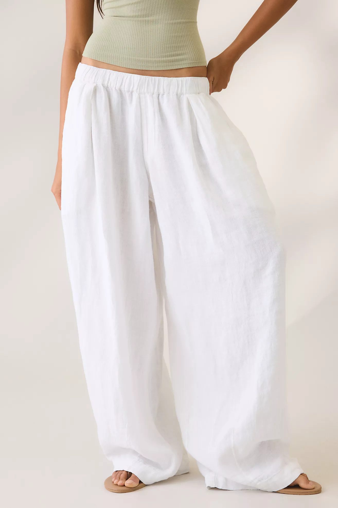 Bdg Bobbi Baggy Linen Pull-On Pants