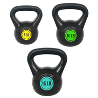 BalanceFrom  Wide Grip Kettlebell Set 30lb