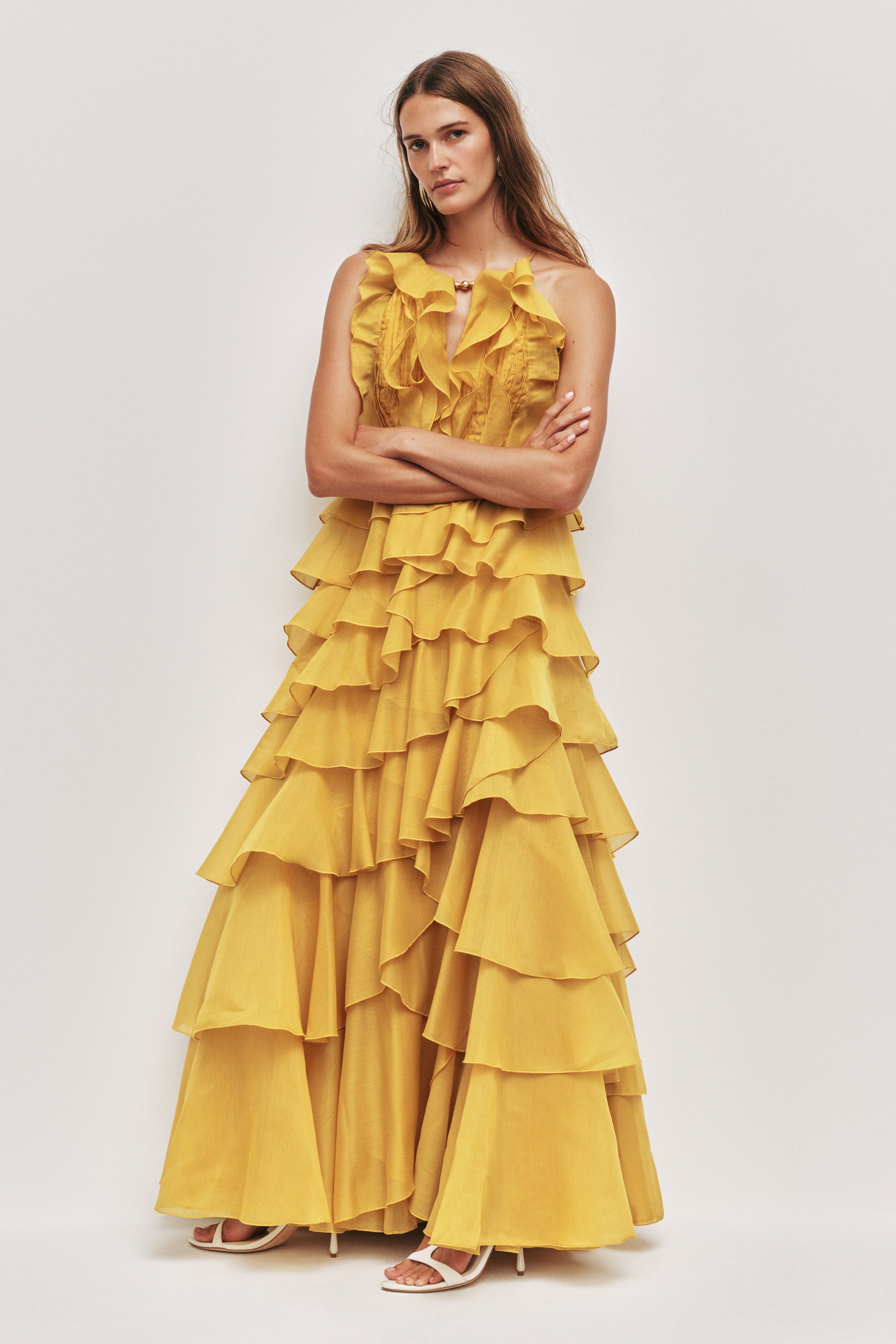 Cleo Gown-Chartreuse / 4