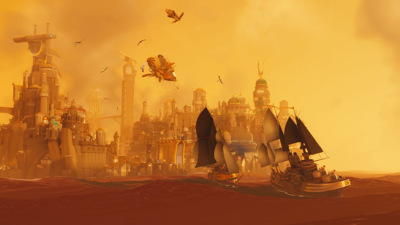 Bulwark: Falconeer Chronicles pre-release screenshots.