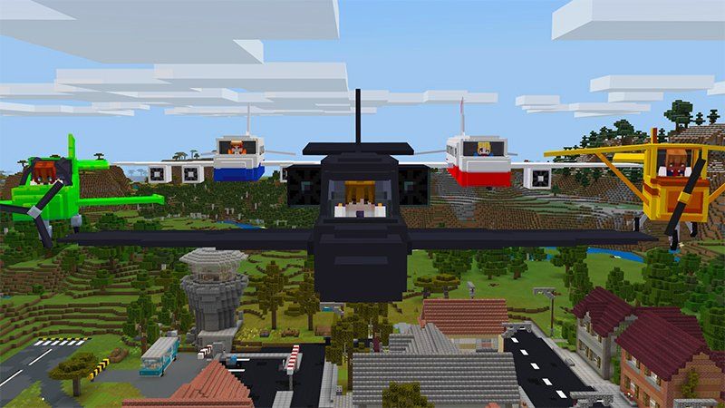 Minecraft Flight Sim This Marketplace pack brings a little Microsoft Flight Simulator to ...