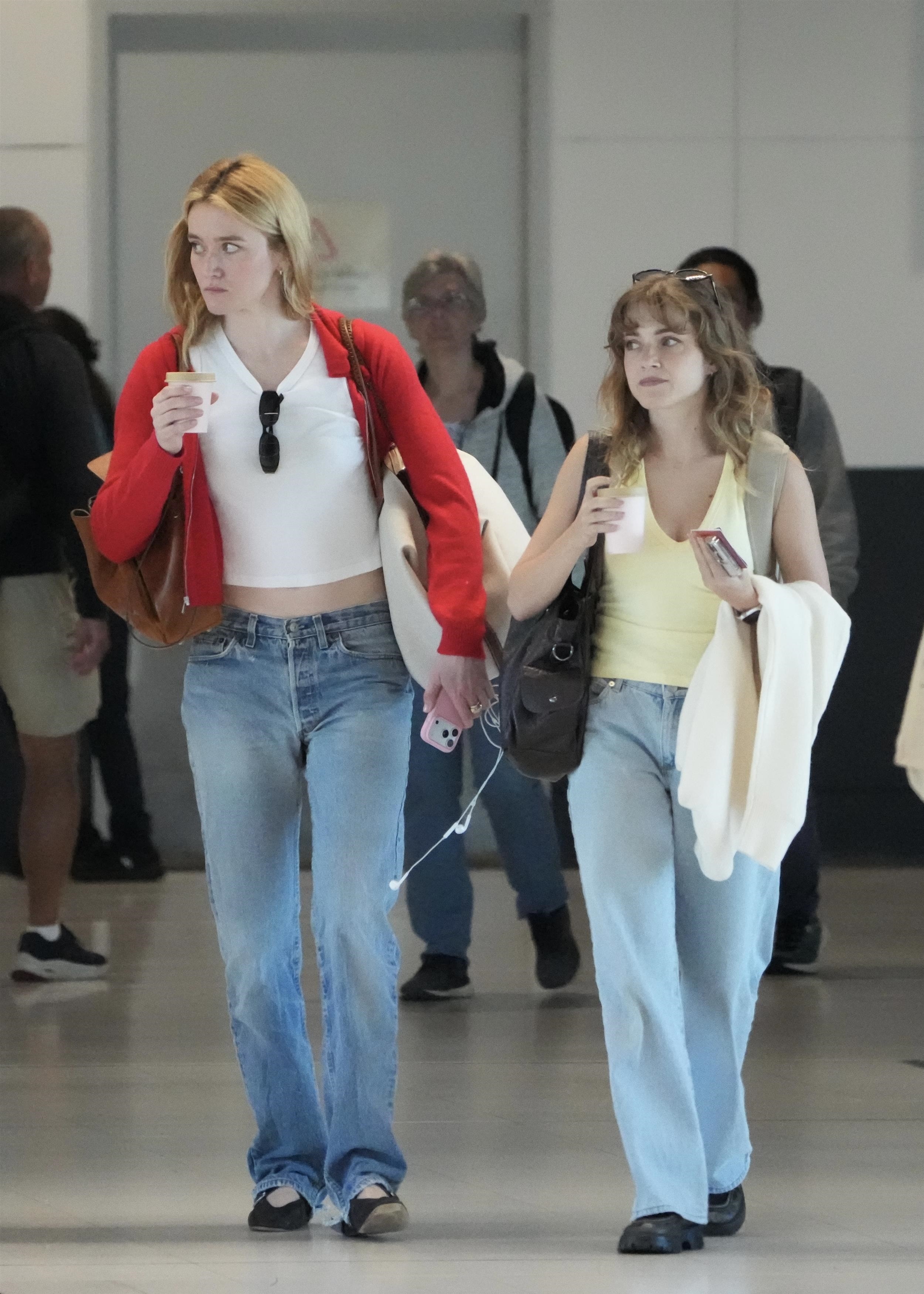 Rita Ora, Sarah Pidgeon &amp;amp; Shaggy fly out of Gold Coast Airport for the new movie Honeymoon Harry.