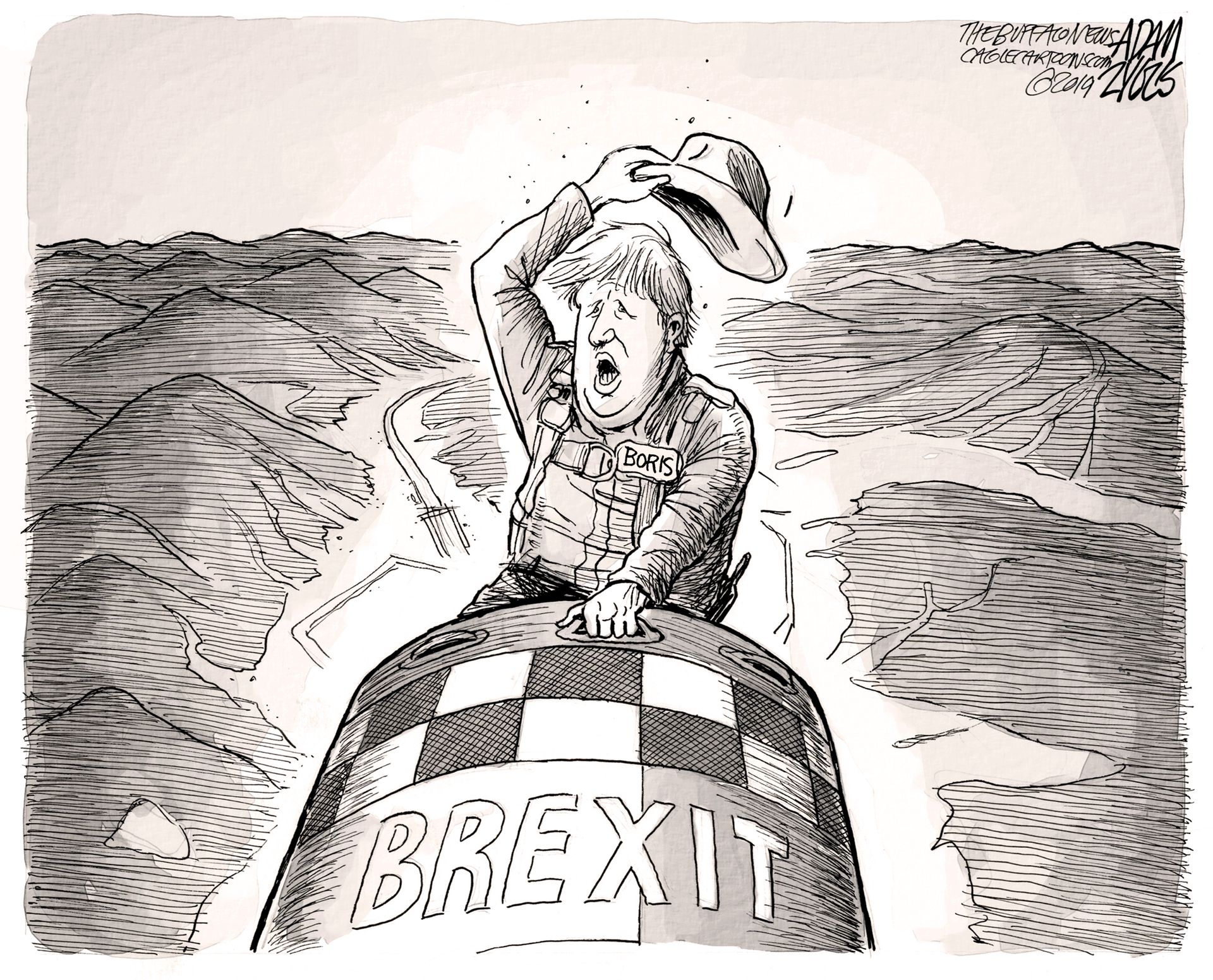 Political Cartoon World Brexit Boris Johnson Dr Strangelove | The Week