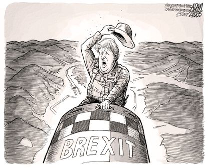 Political Cartoon World Brexit Boris Johnson Dr Strangelove