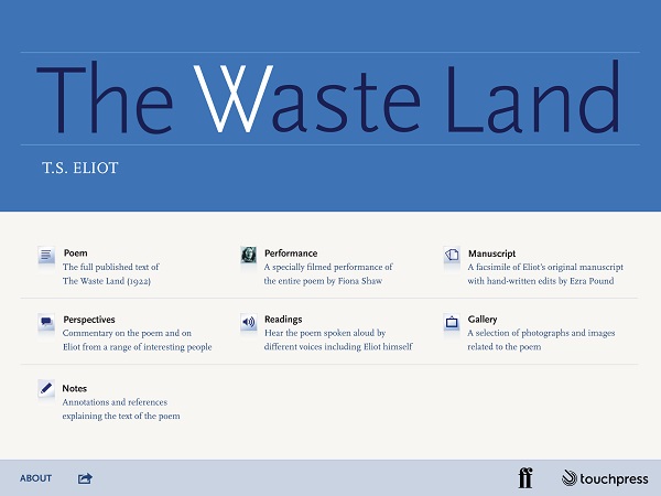 Rich Resource for Teaching &quot;The Waste Land&quot;