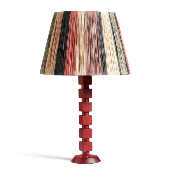 OKA, Huxley Table Lamp - Brushed Red