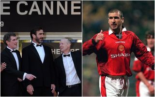 GERMANY - APRIL 09: FUSSBALL: CHAMPIONS LEAGUE/DORTMUND - MANCHESTER UNITED 1:0 am 9.4.97, Eric CANTONA (Photo by Bongarts/Getty Images)