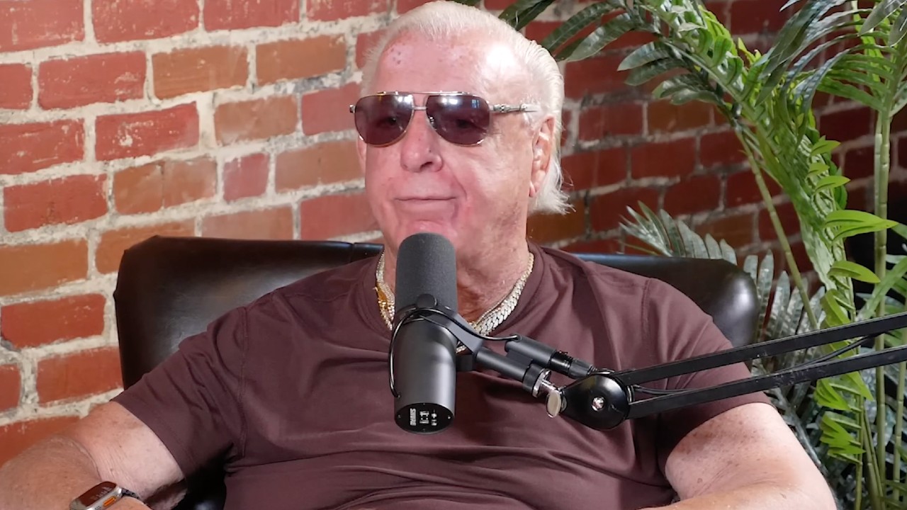 Ric Flair talking on his podcast
