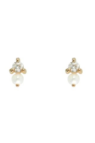 Dewdrop Stud, Yellow Gold (single)