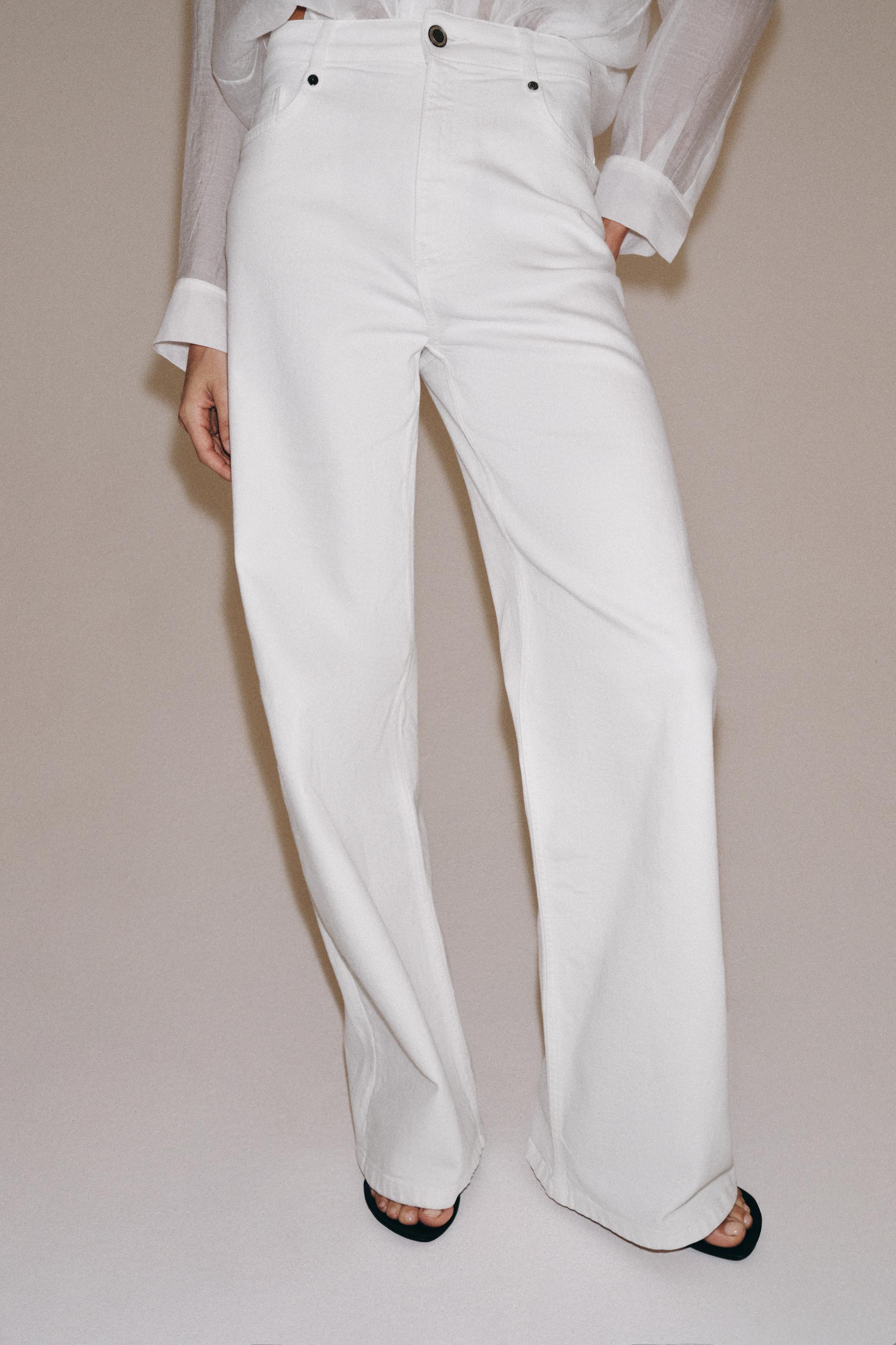 Zw Collection High Waist Wide Leg Jeans