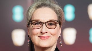 Meryl Streep is pictured with natural, blonde-grey hair whilst attending the 70th EE British Academy Film Awards (BAFTA) at Royal Albert Hall on February 12, 2017 in London, England