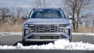 2025 Hyundai Tucson Hybrid Limited front bumper.