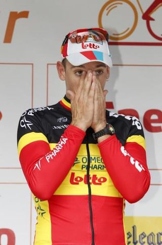 Philippe Gilbert (Omega Pharma-Lotto) had to settle for second overall.