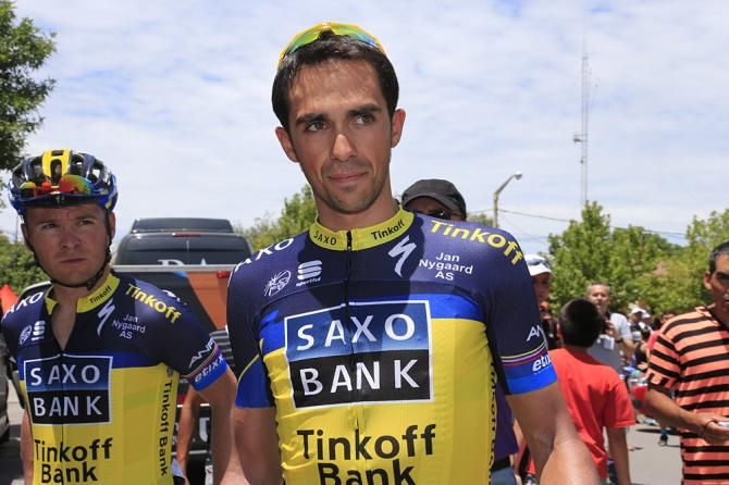 Alberto Contador (Saxo-Tinkoff) in San Luis