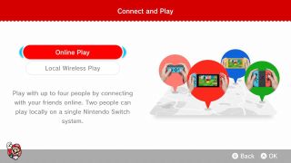 How to play online in Super Mario 3D World At the Connect and Play screen, choose Online Play.