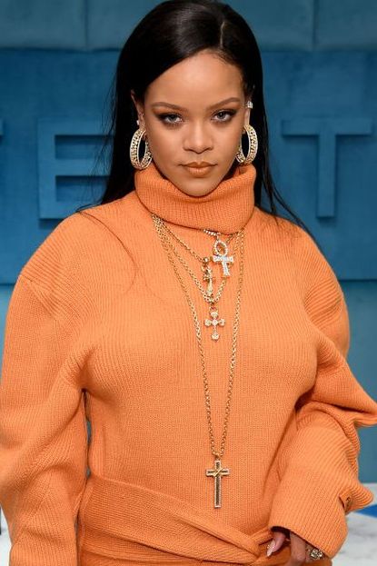 Rihanna's Jet-Black Look