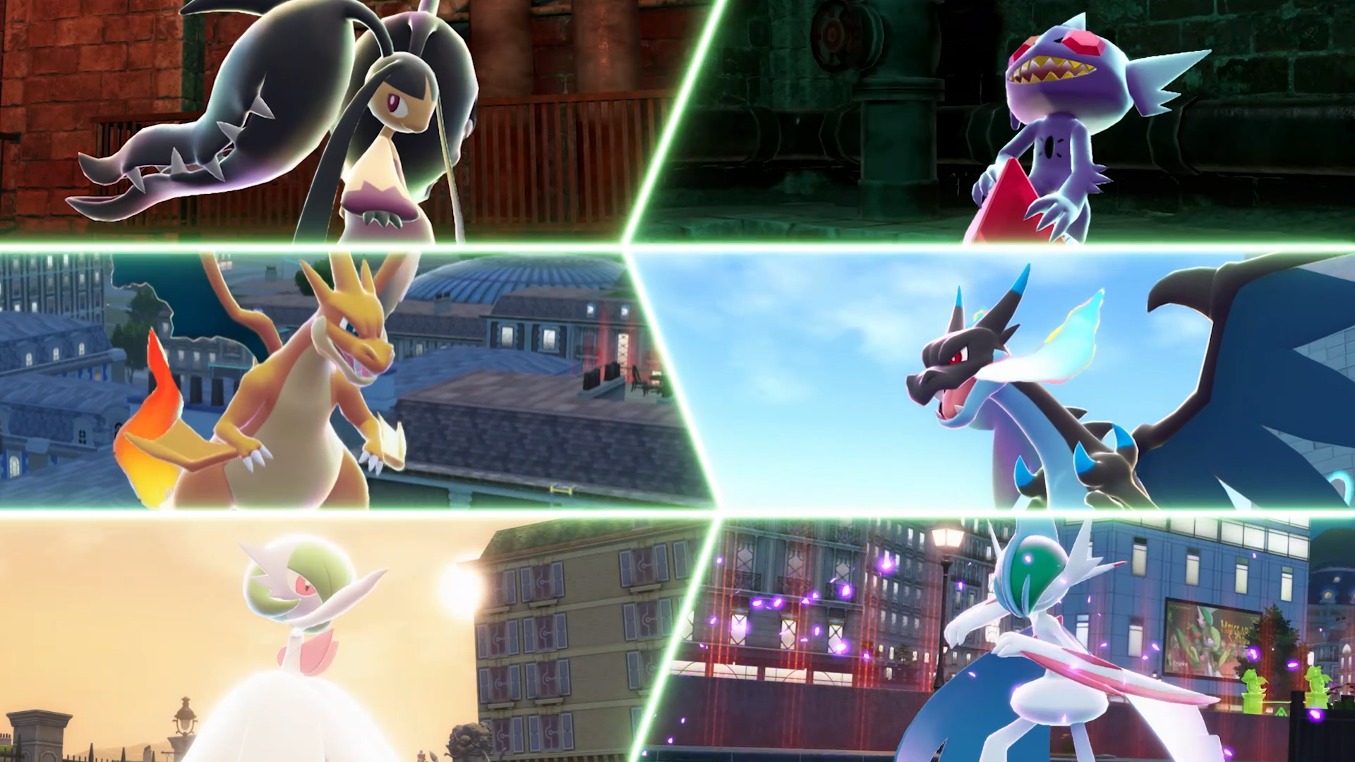 A screenshot showing the various Mega Evolution forms of Pok&amp;eacute;mon you&#039;ll find in Pok&amp;eacute;mon: Legends Z-A