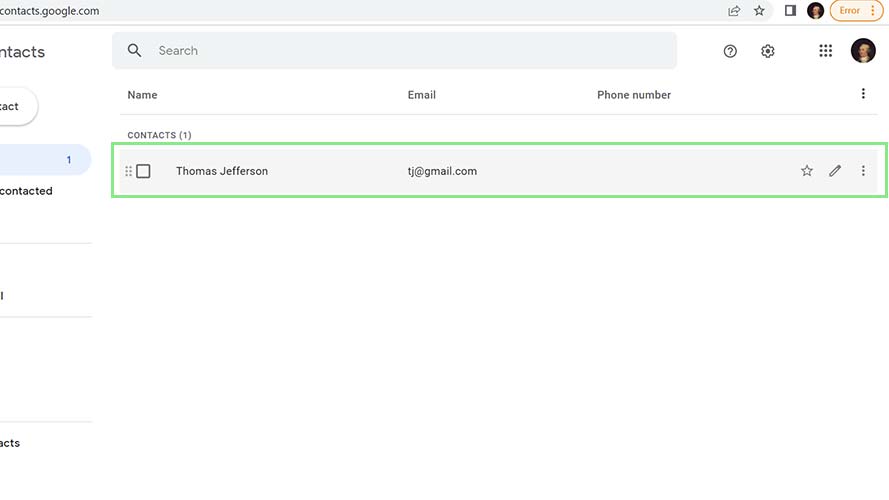 How to edit or delete contacts in Gmail