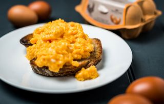 Perfect scrambled eggs