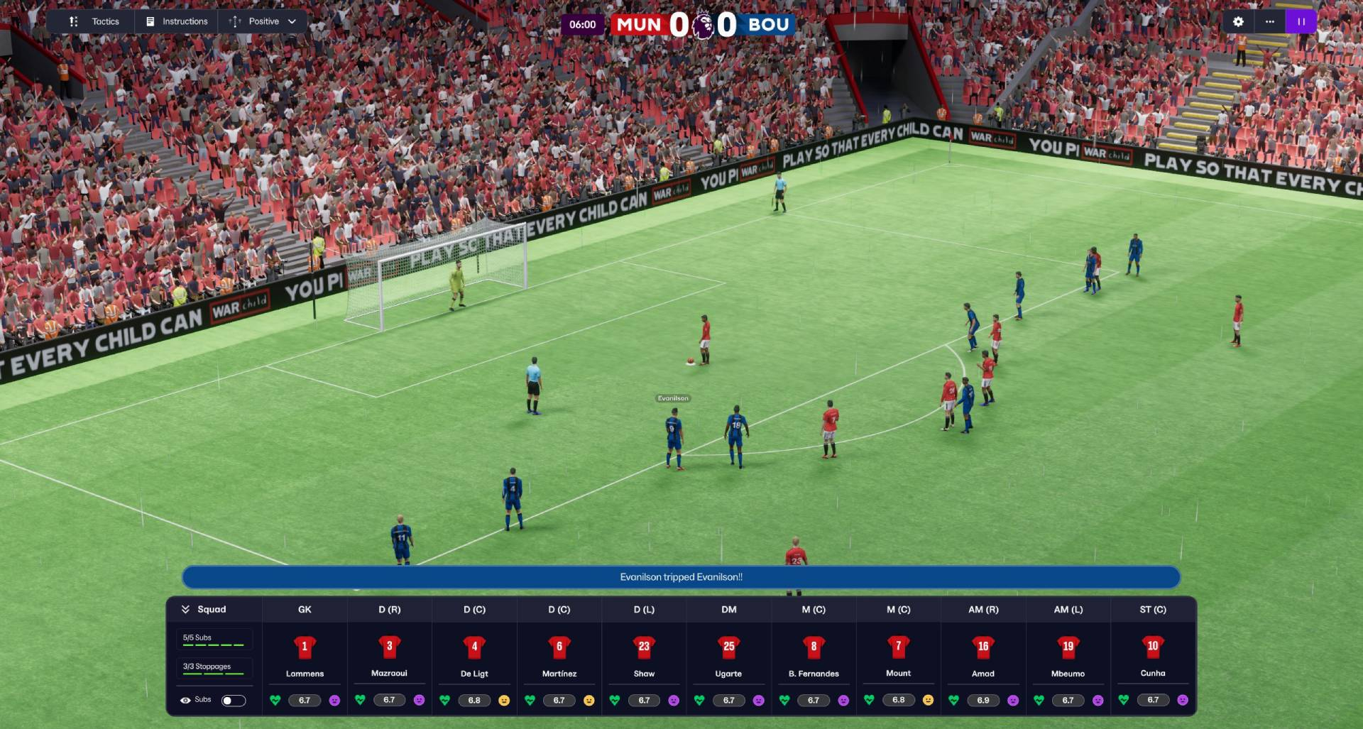 A screenshot from Football Manager 26